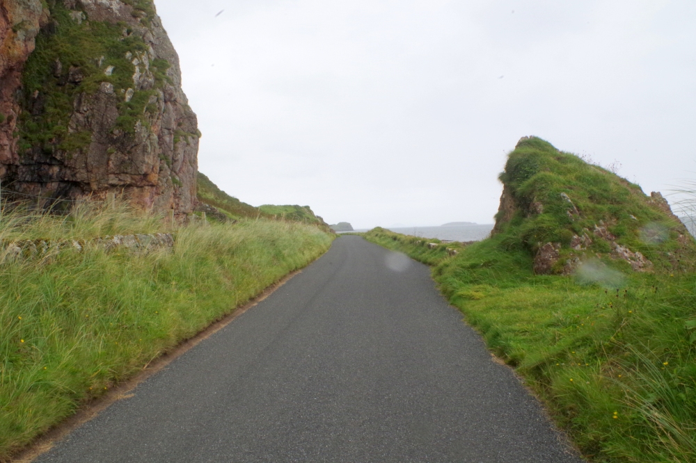 Road on the end of Kintyre, Scotland